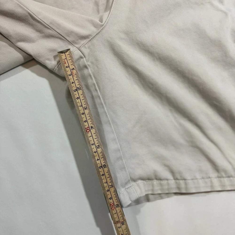 Gap Khakis Shorts Mens 40 Tan Good Relaxed Fit Pleated Cotton Vintage 90s Y2K